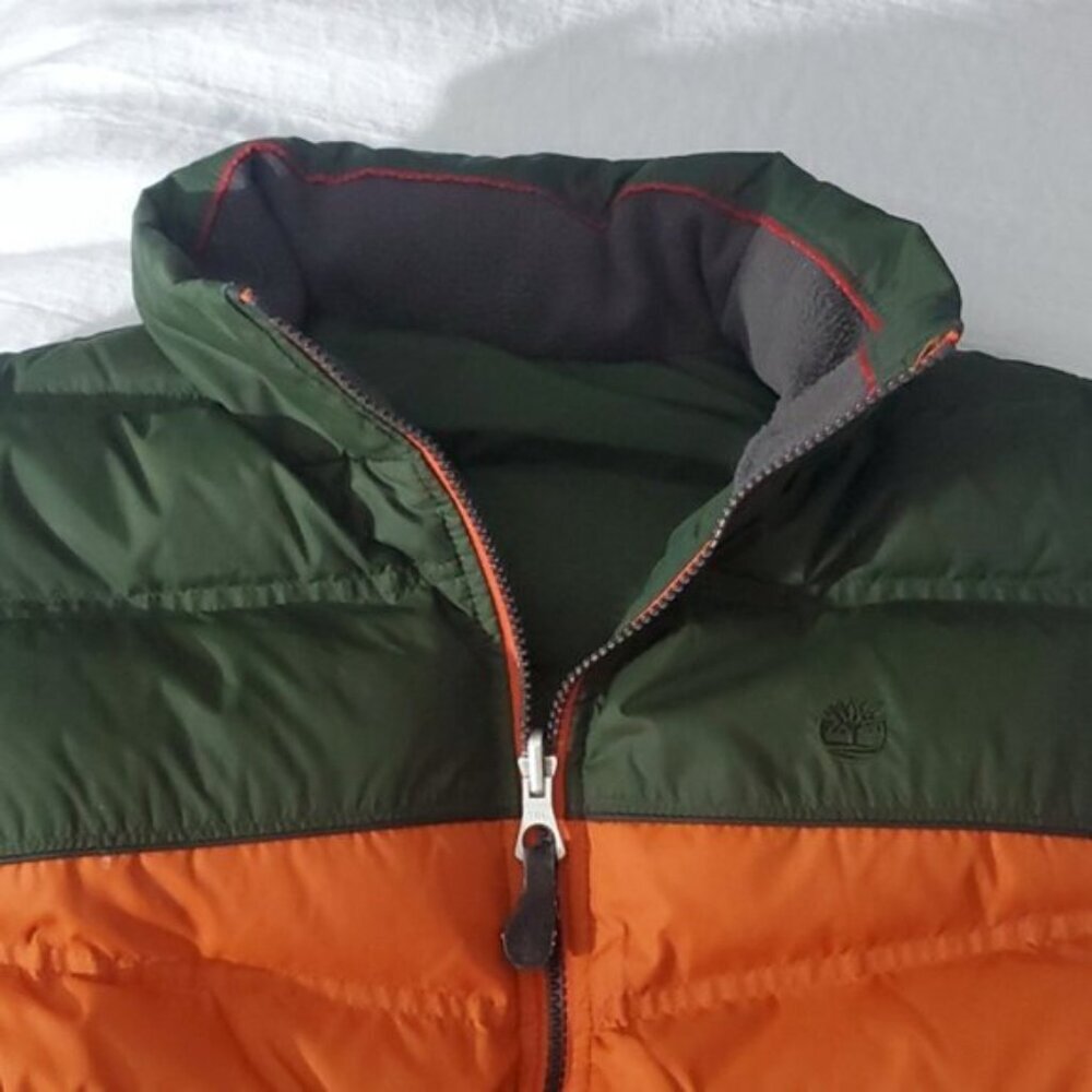 TIMBERLAND Reversible Puffer Color Block Utility Retreat Vest - Picture 15 of 16